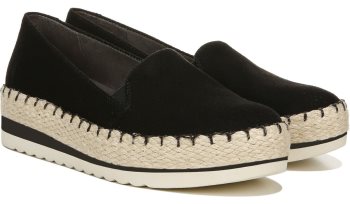 Black Dr Scholl's Discovery Espadrille Wedge Slip On Discovery Espadrille Wedge Slip On | SyXIvWS2