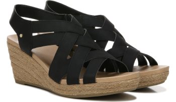 Black Dr Scholl's Everlasting Wedge Sandal Everlasting Wedge Sandal | I5RCphem