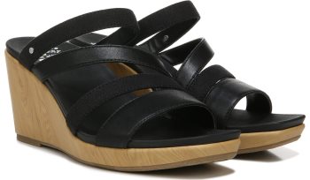 Black Dr Scholl's Giggle Wedge Sandal Giggle Wedge Sandal | 3VPvciQm