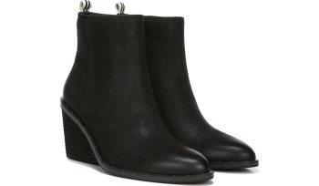 Black Dr Scholl's Mania Wedge Bootie Mania Wedge Bootie | kQ4LOAC0