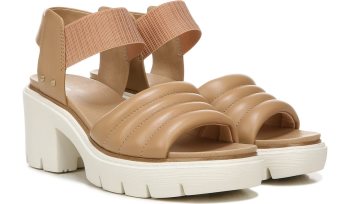 Brown Dr Scholl's A Mood Platform Sandal A Mood Platform Sandal | ZjbNzaWJ