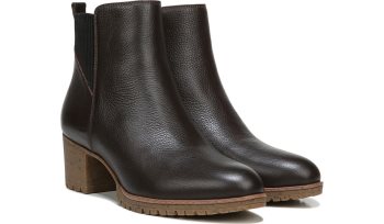 Brown Dr Scholl's Lively Heeled Bootie Lively Heeled Bootie | LwcDrzGT