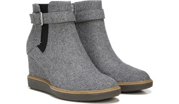 Grey Dr Scholl's Jacinda Wedge Bootie Jacinda Wedge Bootie | 0EYy38Za