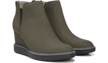 Olive Dr Scholl's Johnnie Wedge Bootie Johnnie Wedge Bootie | FJNdxuWw