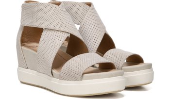 Oyster Microfiber Dr Scholl's Sheena Wedge Sandal Sheena Wedge Sandal | vI5xuwGw