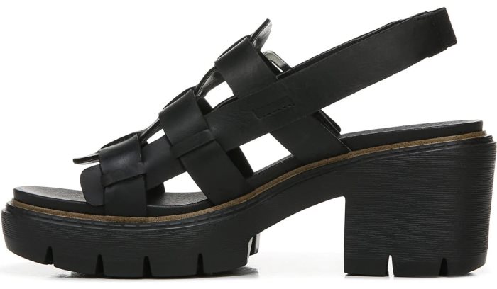 Black Dr Scholl's Afterglow Platform Sandal Afterglow Platform Sandal | WqS20rmD