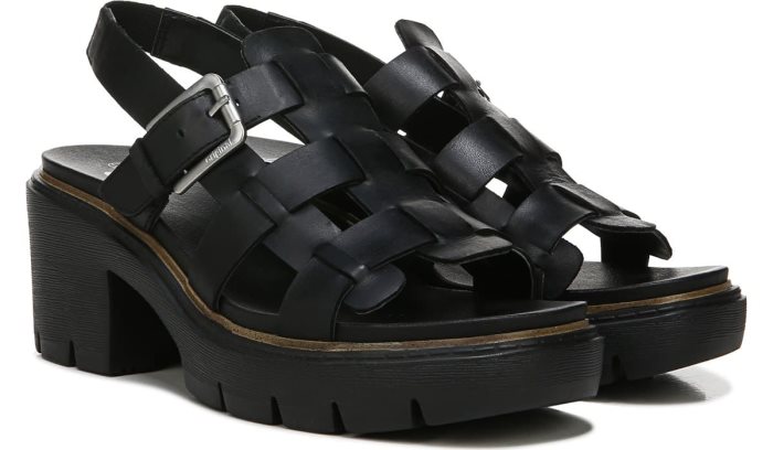 Black Dr Scholl\'s Afterglow Platform Sandal Afterglow Platform Sandal | WqS20rmD