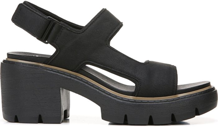 Black Dr Scholl's Almost There Platform Sandal Almost There Platform Sandal | 5GRw4Ups