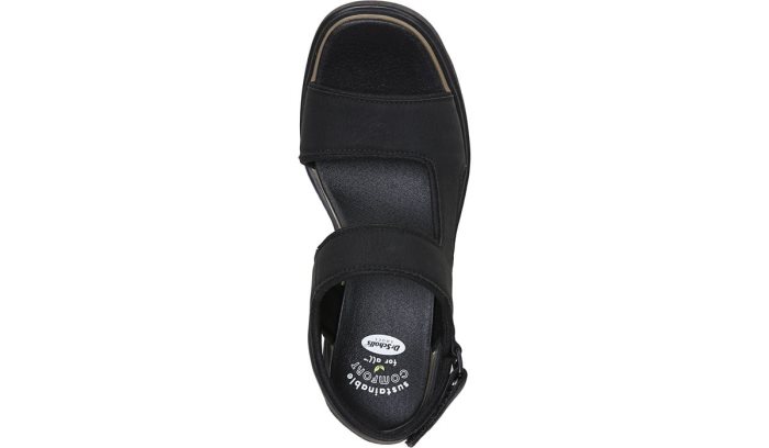 Black Dr Scholl's Almost There Platform Sandal Almost There Platform Sandal | 5GRw4Ups