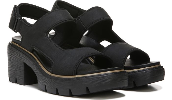 Black Dr Scholl\'s Almost There Platform Sandal Almost There Platform Sandal | 5GRw4Ups