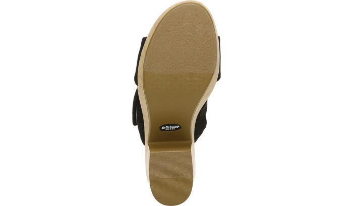 Black Dr Scholl's Bayside Block Heel Slide Sandal Bayside Block Heel Slide Sandal | HugAsWZc