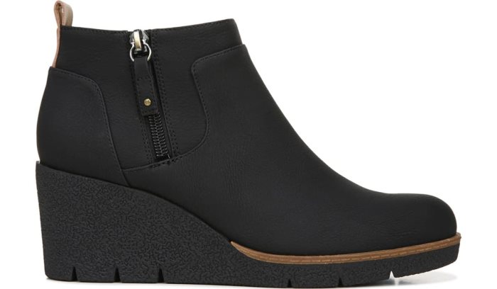 Black Dr Scholl's Bianca Wedge Bootie Bianca Wedge Bootie | 1V8ZpK2X