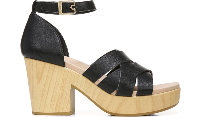 Black Dr Scholl's Blissful Block Heel Sandal Blissful Block Heel Sandal | 9WKR4eqj