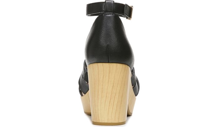 Black Dr Scholl's Blissful Block Heel Sandal Blissful Block Heel Sandal | 9WKR4eqj