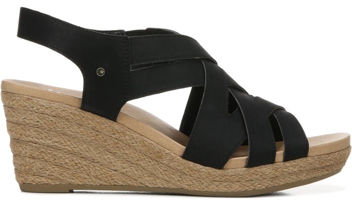 Black Dr Scholl's Everlasting Wedge Sandal Everlasting Wedge Sandal | I5RCphem