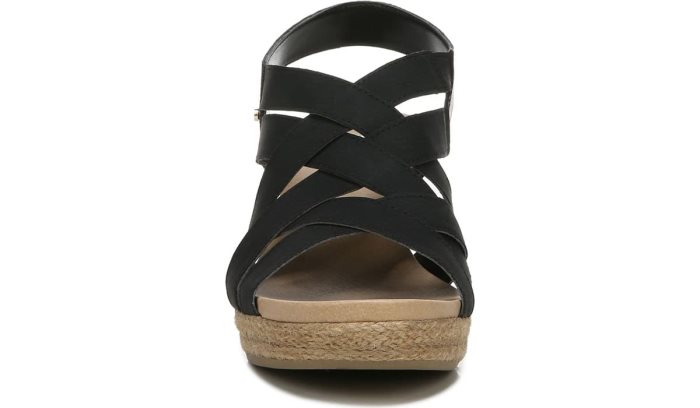 Black Dr Scholl's Everlasting Wedge Sandal Everlasting Wedge Sandal | I5RCphem