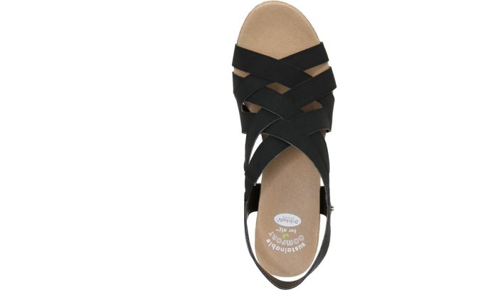 Black Dr Scholl's Everlasting Wedge Sandal Everlasting Wedge Sandal | I5RCphem