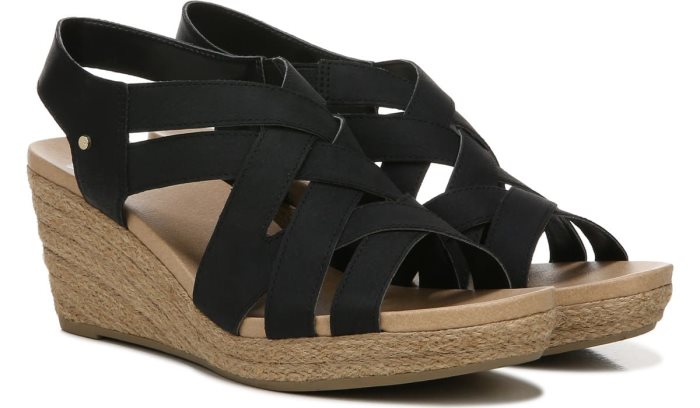 Black Dr Scholl\'s Everlasting Wedge Sandal Everlasting Wedge Sandal | I5RCphem