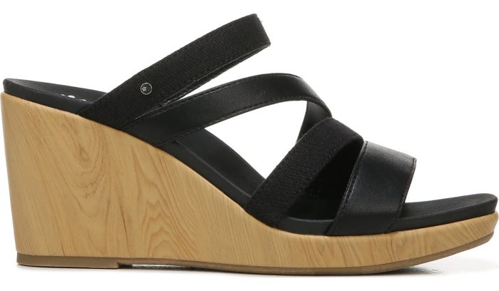 Black Dr Scholl's Giggle Wedge Sandal Giggle Wedge Sandal | 3VPvciQm