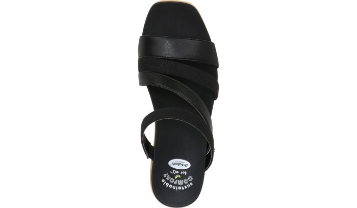 Black Dr Scholl's Giggle Wedge Sandal Giggle Wedge Sandal | 3VPvciQm