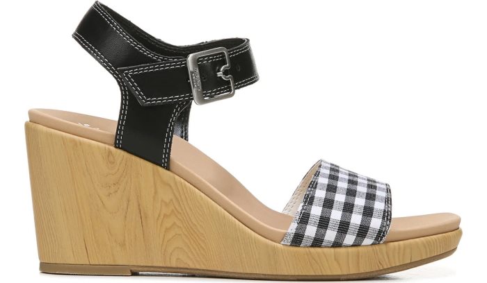 Black Dr Scholl's Glimmer Wedge Sandal Glimmer Wedge Sandal | KYYKfonT