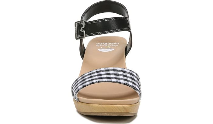 Black Dr Scholl's Glimmer Wedge Sandal Glimmer Wedge Sandal | KYYKfonT