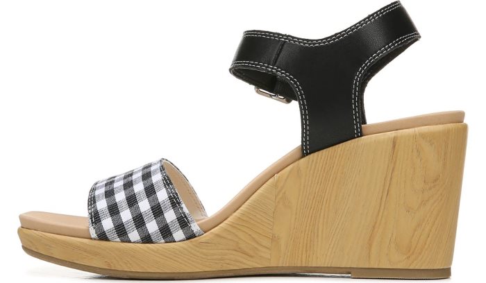 Black Dr Scholl's Glimmer Wedge Sandal Glimmer Wedge Sandal | KYYKfonT