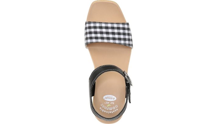 Black Dr Scholl's Glimmer Wedge Sandal Glimmer Wedge Sandal | KYYKfonT