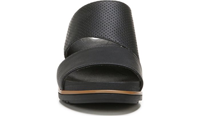 Black Dr Scholl's Goldie Wedge Slide Sandal Goldie Wedge Slide Sandal | XL97xDbn