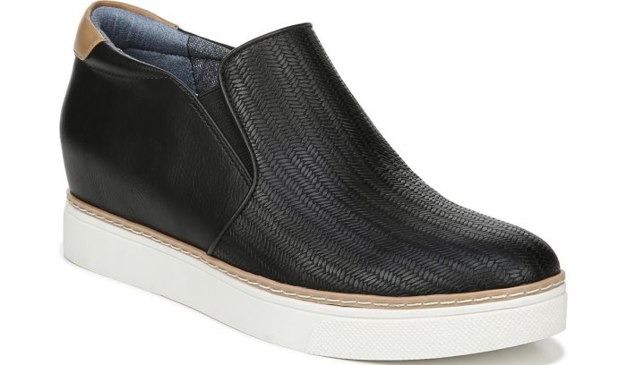 Black Dr Scholl's If Only Wedge Sneaker Bootie If Only Wedge Sneaker Bootie | M1o9raEU