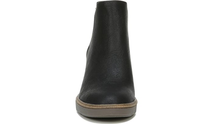 Black Dr Scholl's Johnnie Wedge Bootie Johnnie Wedge Bootie | 7NIYMRl6