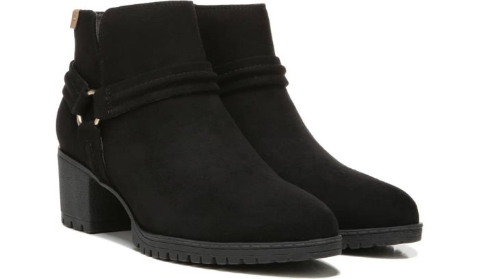 Black Dr Scholl\'s Laney Block Heel Ankle Boot Laney Block Heel Ankle Boot | wM4vwqPZ