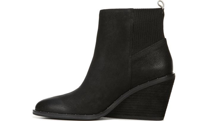 Black Dr Scholl's Mania Wedge Bootie Mania Wedge Bootie | UE2Kkwyn