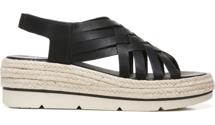 Black Dr Scholl's Off Site Espadrille Wedge Sandal Off Site Espadrille Wedge Sandal | gZohFPaj