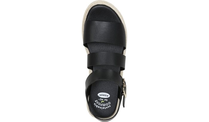 Black Dr Scholl's Once Twice Platform Sandal Once Twice Platform Sandal | behbZrIC