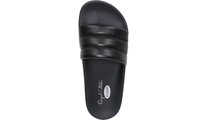 Black Dr Scholl's Pisces Chill Slide Sandal Pisces Chill Slide Sandal | q9HzvKPZ