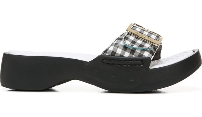 Black Dr Scholl's Rock On Max Slide Sandal Rock On Max Slide Sandal | PukkmOJL