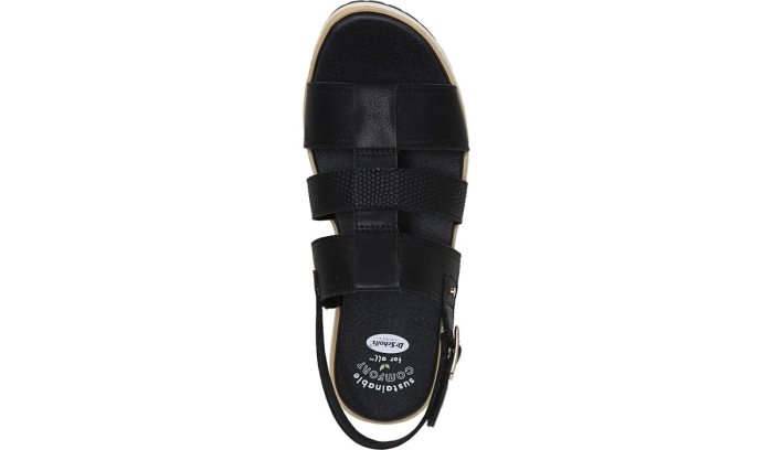 Black Dr Scholl's Talk It Out Sandal Talk It Out Sandal | L5YLGOy9