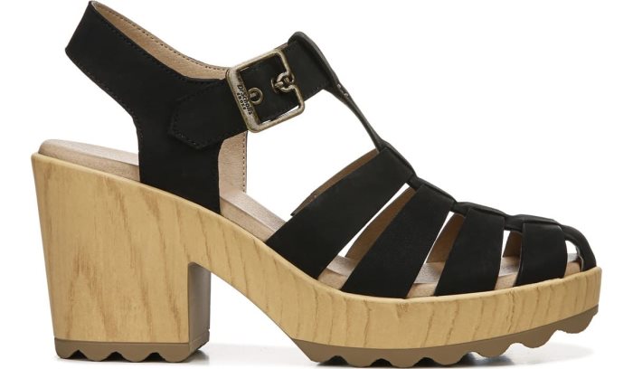 Black Dr Scholl's Want It All Block Heel Sandal Want It All Block Heel Sandal | 6xrRucRh