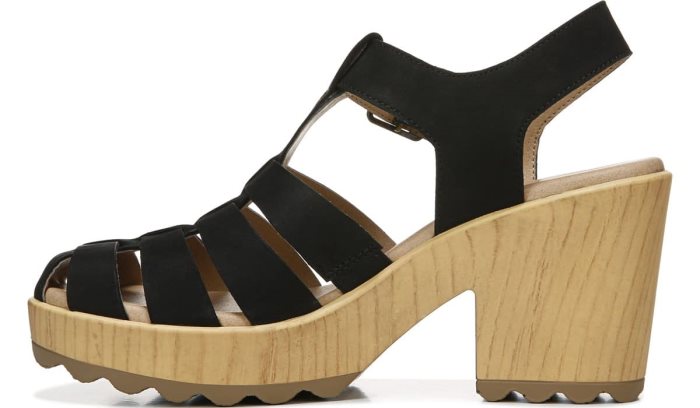 Black Dr Scholl's Want It All Block Heel Sandal Want It All Block Heel Sandal | 6xrRucRh