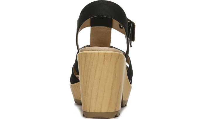 Black Dr Scholl's Want It All Block Heel Sandal Want It All Block Heel Sandal | TSN6Khqg