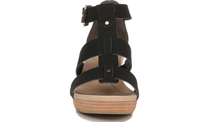 Black Snake Dr Scholl's Barton Wedge Sandal Barton Wedge Sandal | VmMRNixc