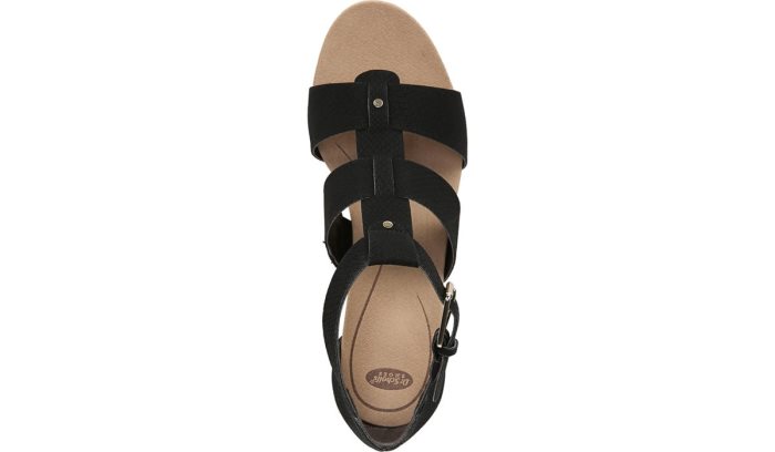 Black Snake Dr Scholl's Barton Wedge Sandal Barton Wedge Sandal | VmMRNixc