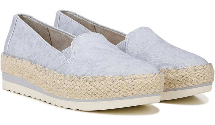 Blue Dr Scholl\'s Discovery Espadrille Wedge Slip On Discovery Espadrille Wedge Slip On | 1CMx29vV