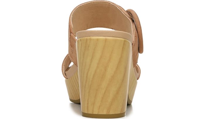 Brown Dr Scholl's Bayside Block Heel Slide Sandal Bayside Block Heel Slide Sandal | chZ9XoVD