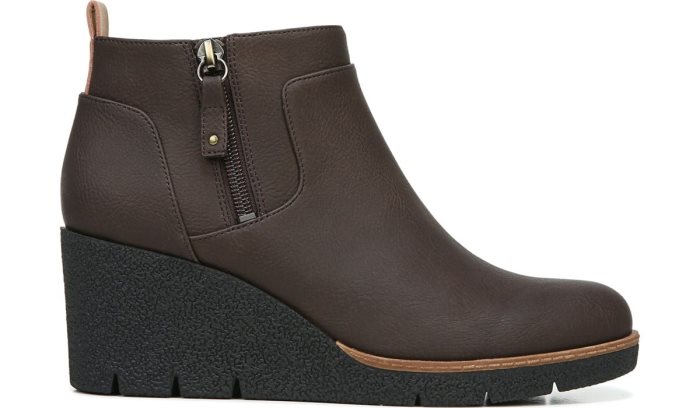 Brown Dr Scholl's Bianca Wedge Bootie Bianca Wedge Bootie | OInt9ocv