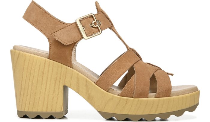 Brown Dr Scholl's Wild Nights Block Heel Sandal Wild Nights Block Heel Sandal | DFBjHUdZ