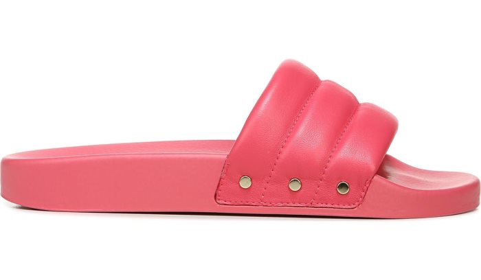 Dark Pink Dr Scholl's Pisces Chill Slide Sandal Pisces Chill Slide Sandal | 6X3xXh9k