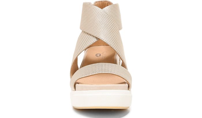 Gold Metal Dr Scholl's Scout High Wedge Sandal Scout High Wedge Sandal | n80zetXb