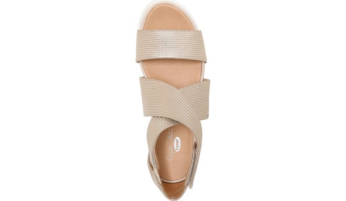 Gold Metal Dr Scholl's Scout High Wedge Sandal Scout High Wedge Sandal | n80zetXb